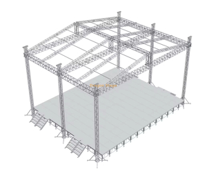 Système d'étape en aluminium de ferme de toit de concert et de festival d'événement 40x16x8m