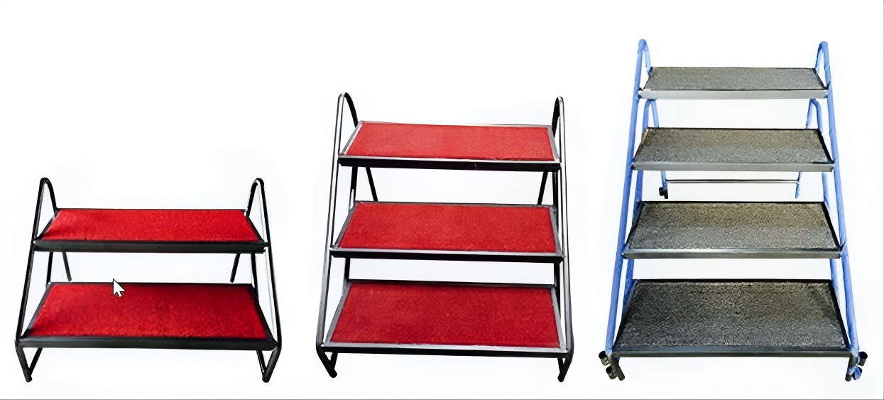 steel stairs for folding stage