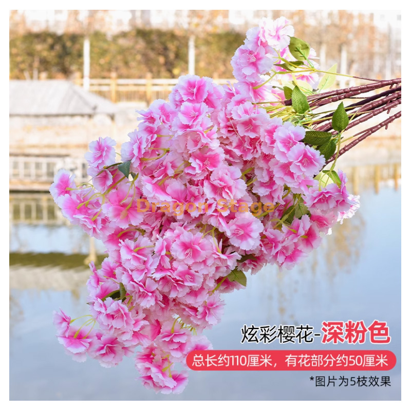 西瓜红 炫彩超深粉色 1 枝