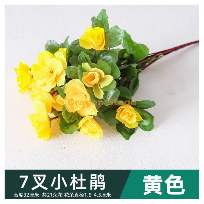 黄色 -7 杈小杜鹃