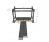 Cadre de botte d'intérieur en aluminium de 8x4x5m