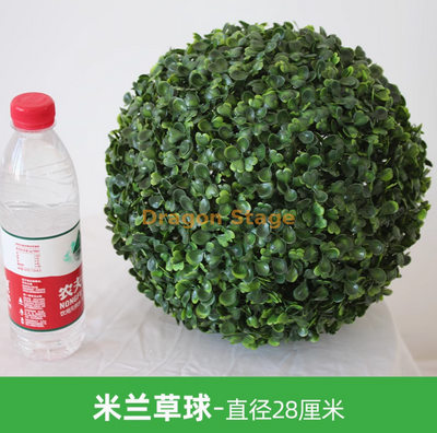 Simulate Plante Grass Ball Milan Ball Plastique Plante Verte Décoration de plafond Décoration