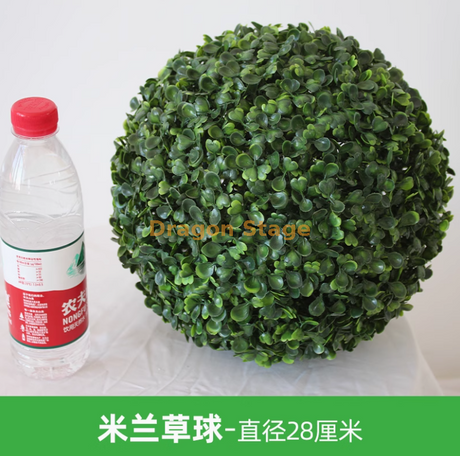 Simulate Plante Grass Ball Milan Ball Plastique Plante Verte Décoration de plafond Décoration