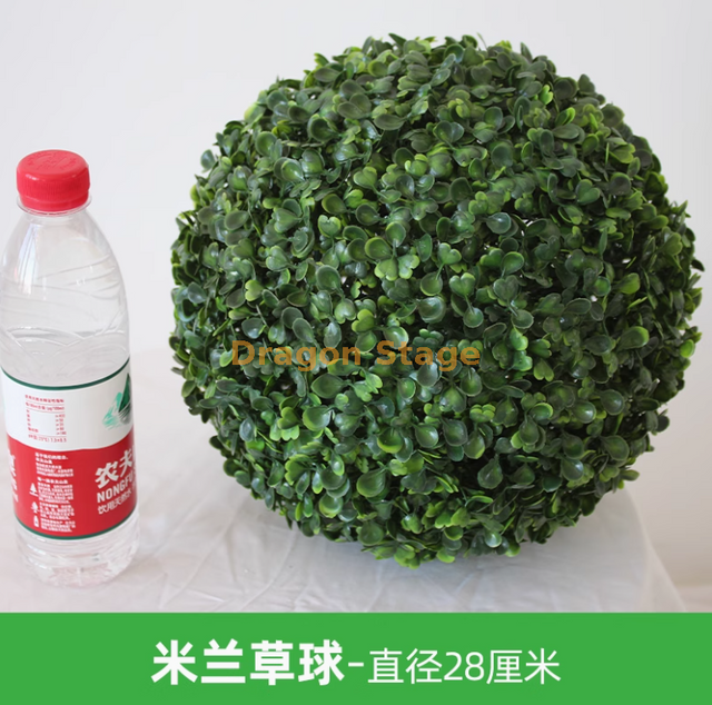 Simulate Plante Grass Ball Milan Ball Plastique Plante Verte Décoration de plafond Décoration