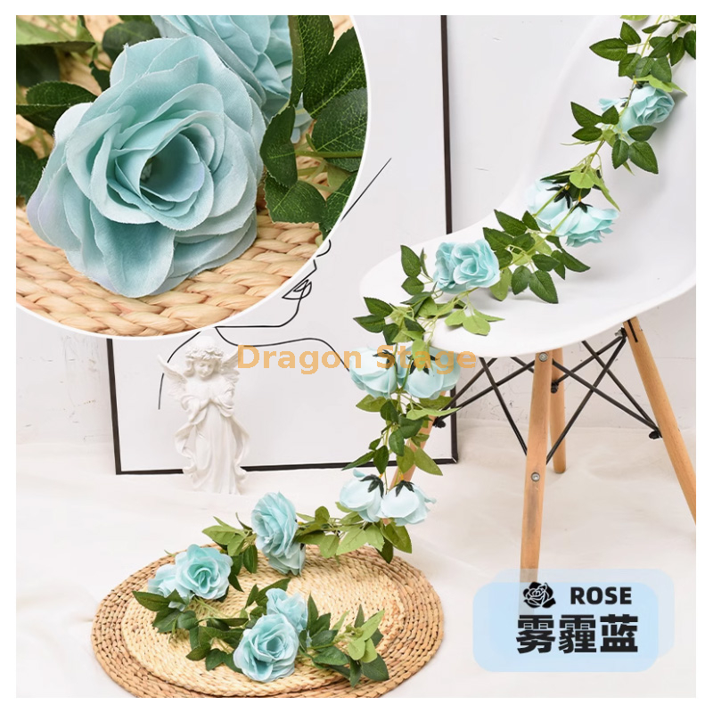 天蓝色 雾霾蓝 -10 朵特大玫瑰 1 条
