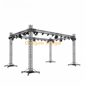 Silver Color Lefting Truss Square Spigot Lighting Stand Truss 9x7x8m