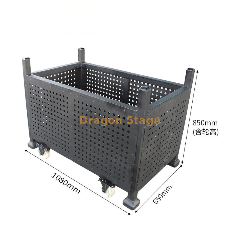 Chariot mobile en acier pour stockage de fils