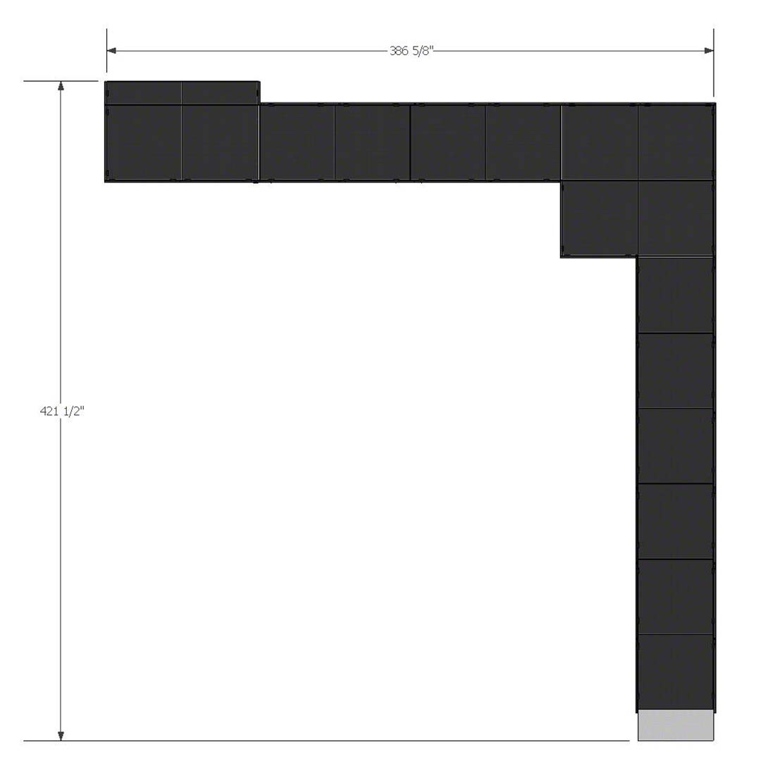 Rampe de sc&egrave;ne modulaire en aluminium &agrave; 90 degr&eacute;s de 9,82 x 10,71 m.jpg