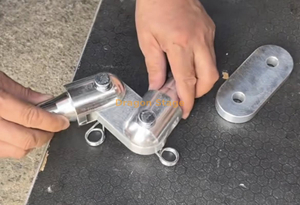 Joint pivotant modulaire professionnel en aluminium pour structures d'auvent et de ferme