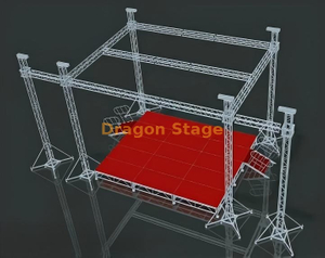 Système de toit de scène audio professionnel professionnel 7x6x7m