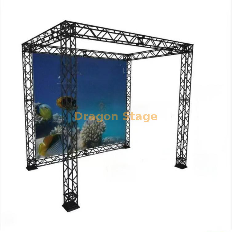 Black 3x2x3m Modular Truss Stand for Exhibition