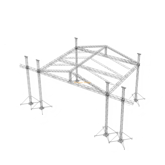 Toiture extérieure d'étape d'auvent de pyramide de 14x12x12m