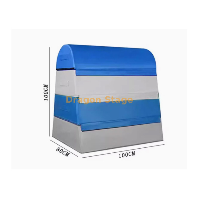 Boîte à chevaux pommelée à quatre sections