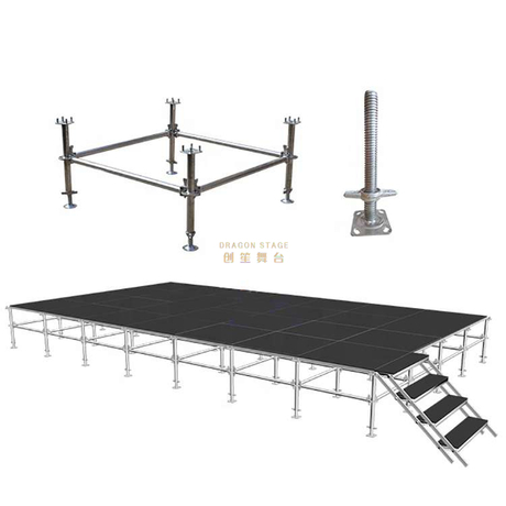 Échafaudage Étape de scène Stage Stage Portable Catwalk Stewalk Stade