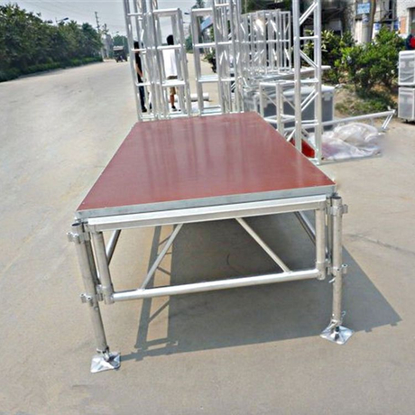 Plate-forme de scène extérieure en aluminium facile à installer, 15x10m