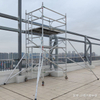 Échafaudage roulant en aluminium de 9 m de certification TUV du fabricant pour centre commercial