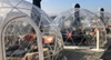 Kit de tente de dôme géodésique de camping en plein air tentes de salon d'hôtel de maison de bulle à vendre