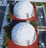 Tente de dôme géodésique Glamping Dome House avec couverture de toit en PVC