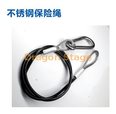 Câbles de sécurité, corde de sécurité en acier inoxydable, pour lumières de fête, éclairage de scène DJ