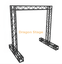 Poteau de but en aluminium robuste de 6 x 5 m pour écran LED | Structure d'événement économique et facile à installer