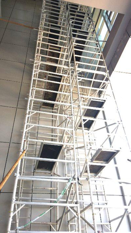 double échafaudage extérieur portatif réglable de 1.35x2x13.59m