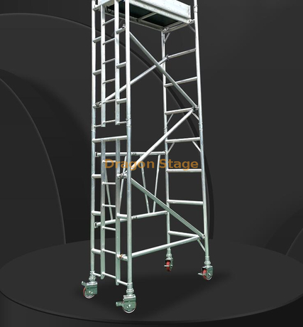 Fr1004 cadre en aluminium pliable en aluminium pour la vente d'échafaudages à tour mobile