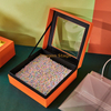 Boîte-cadeau de Noël de luxe personnalisée boîtes en forme de livre à rabat boîtes d'emballage avec fenêtre transparente