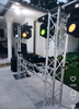 Mini cabine en treillis amovible en aluminium pour performances Dj 