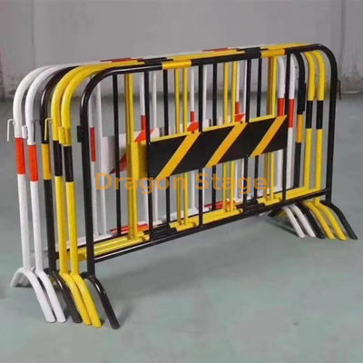 Barrière de contrôle des foules en acier Barricades en acier pour piétons