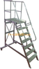 Plate-forme de travail personnalisée en aluminium avec échelles d'escalier pour usine de travail