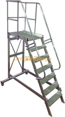 Plate-forme de travail personnalisée en aluminium avec échelles d'escalier pour usine de travail