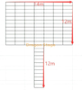 Défilé de mode, facile à assembler, Portable, piste en forme de T, lumière extérieure, plate-forme en aluminium, scène 12.2x10.98m et 12.2x2.44m