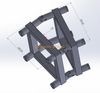  Jonction de connecteur de ferme d'angle à 2 voies à charnière F44 GLOBAL TRUSS