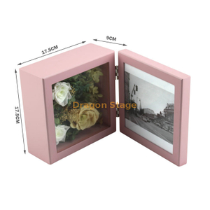 Boîte à fleurs préservée par emballage transparent créatif de fleur de savon de Valentine pour l'affichage