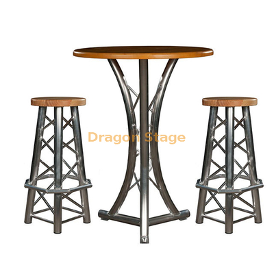 Table et tabouret en aluminium de haute qualité de barre de botte de conception moderne de prix usine 