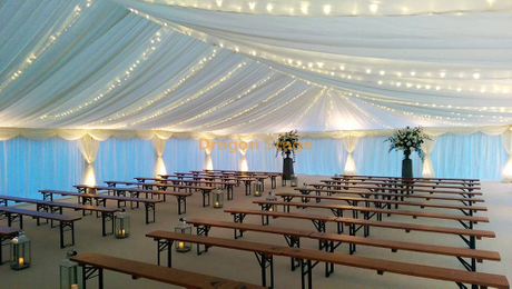 Safari de luxe en plein air pour événement de mariage, tente de fête 30x60, chapiteau robuste de qualité commerciale, Camp de luxe, tente extérieure pour fête de mariage