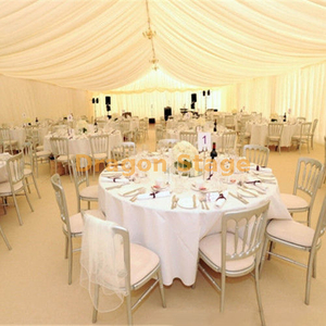 Tente de fête de luxe en plein air pour événement de mariage et banquet 30x60