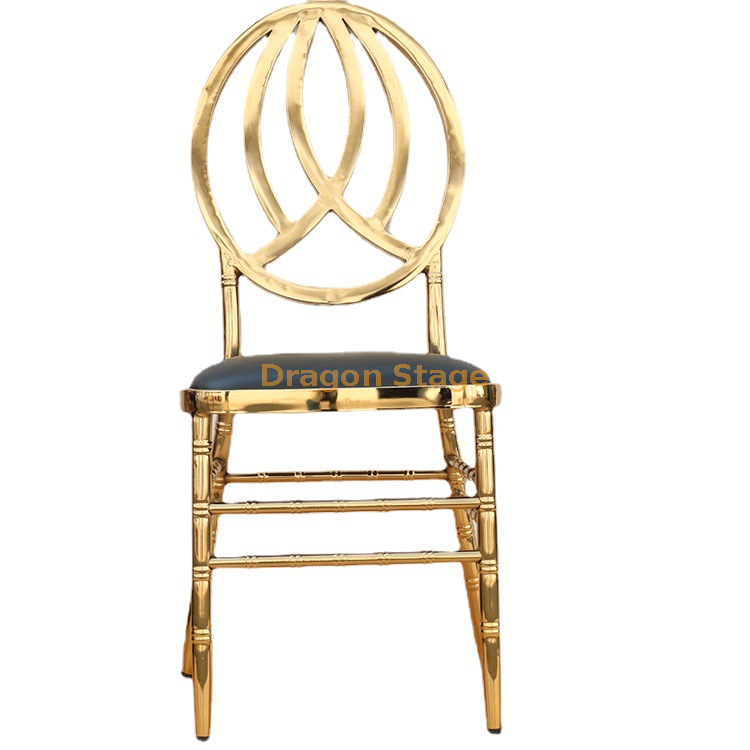 Chaises Phoenix Plaquées Or (4)