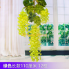 Wisteria tofu Pudding String Violets False Falle Plafond Roard floral Long Green (12 bâtons)