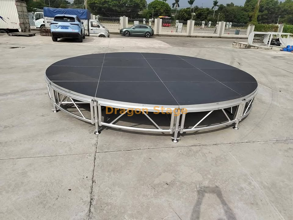 4m de diamètre 1,2 à 2m de haut de la scène de stade Hurch Church de Hurch Hurch Hurch 2020