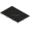 Scène rapide mobile modulaire en aluminium de 12' x 8' - Plate-forme de performance portable à hauteur réglable (8' à 40')