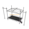 Système de scène de toit de concert professionnel 15x9x11m avec tours de haut-parleurs de 15m