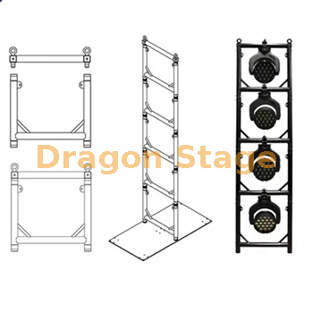 Truss en U-Frame et Dolly pour 4 robots