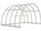 Grande structure en treillis en aluminium incurvée de 24x18x15m avec scène événementielle de 21,96x14,4m