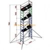 tour d'échafaudage simple de support fait sur commande en aluminium de 0.75x2x7.53M