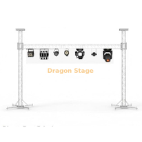 Système de ferme de poteau de but en alliage d'aluminium 7x7m | Plate-forme d'éclairage LED et de scène mobile
