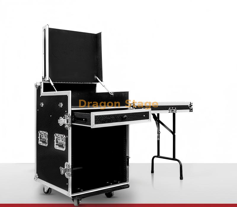 Armoire de rack professionnelle Flight Case 12U / 16U pour équipement audio