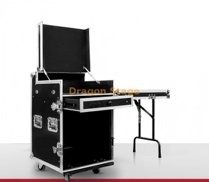 Armoire de rack professionnelle Flight Case 12U / 16U pour équipement audio