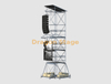 Réseau de lignes Ringlock de 10 m et tour de suspension d'écran LED avec 4 plates-formes de travail et ballast