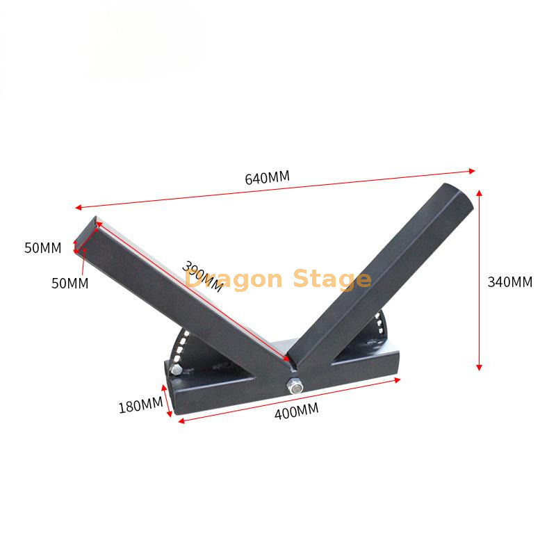 Support de support de paroi LED réglable de l'angle de la filet